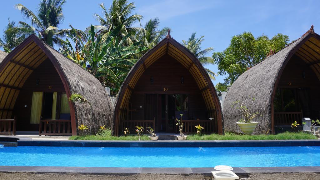 Youpy Bungalows Gili Air Extérieur photo