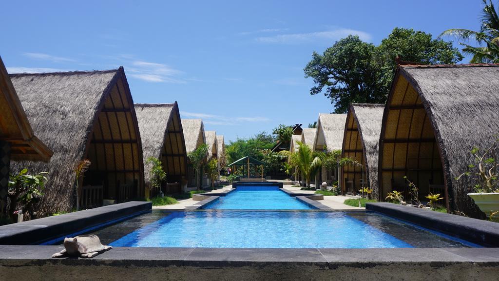 Youpy Bungalows Gili Air Extérieur photo